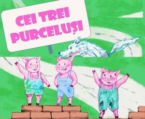 Povestea celor trei purcelusi in romana