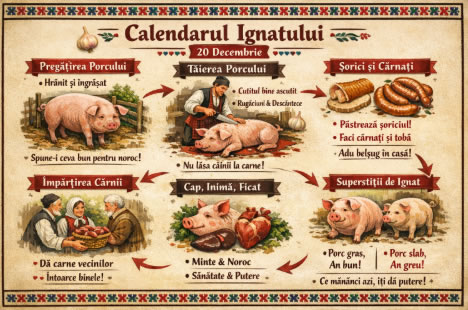 Lista superstitii si obiceiuri de Ignat