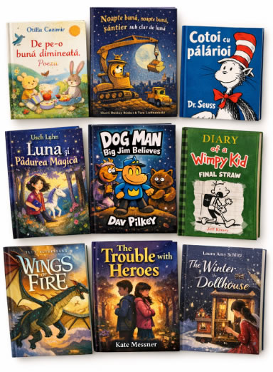 Cele mai căutate cărți pentru copii