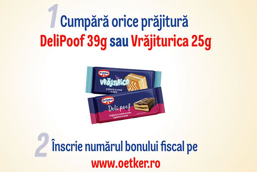 Concurs DeliPoof și Vrăjiturica