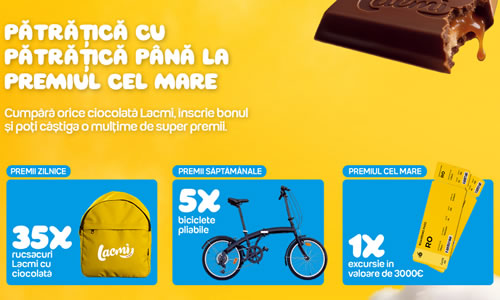 Concurs Lacmi – Castiga cu ciocolata