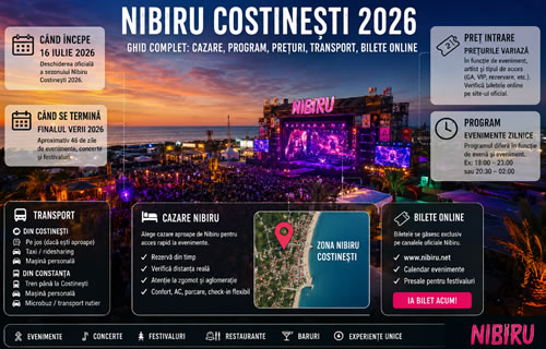 Cazare Nibiru Costinești
